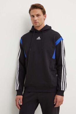 Adidas: Чёрная толстовка 