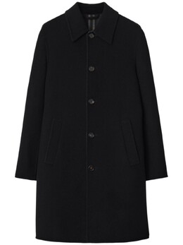 Burberry: Чёрное пальто 