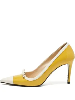 Prada Pre-Owned: Жёлтые туфли 
