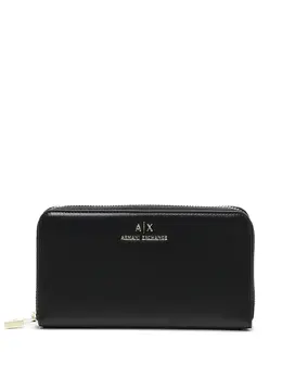 Armani Exchange: Чёрный кошелёк 