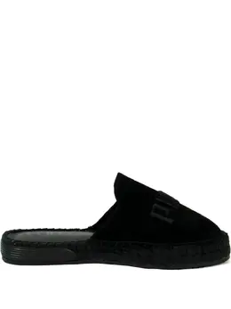 PUMA: Чёрные мокасины  Suede