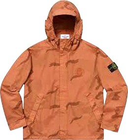 Supreme: Оранжевая куртка  Stone Island