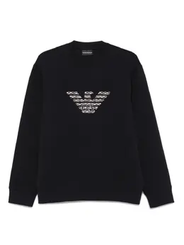 Emporio Armani: Чёрный свитшот 