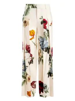 alice + olivia: Брюки с растительным принтом 