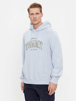 Tommy Jeans: Синяя толстовка 