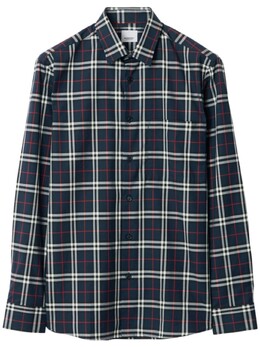 Burberry: Рубашка в клетку 