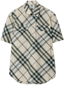 Burberry: Рубашка в клетку 
