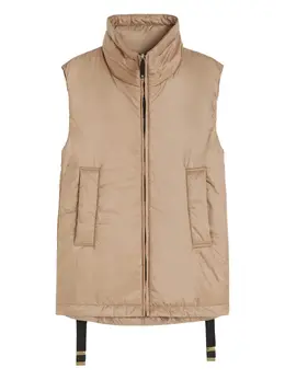 Max Mara: Бежевый жилет 