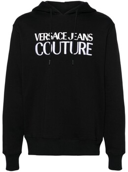 Versace Jeans Couture: Чёрная толстовка 