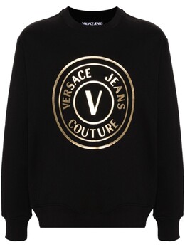 Versace Jeans Couture: Чёрная толстовка 