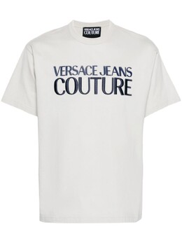 Versace Jeans Couture: Серая футболка 