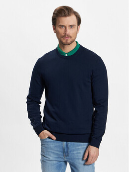 United Colors Of Benetton: Синий свитер 