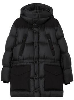 Burberry: Стёганое пальто 