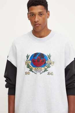 Adidas Originals: Серая толстовка 