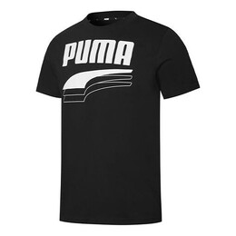 PUMA: Чёрная футболка  Rebel