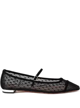 Aquazzura: Чёрные балетки 