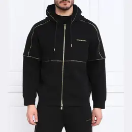 Emporio Armani: Чёрная толстовка 