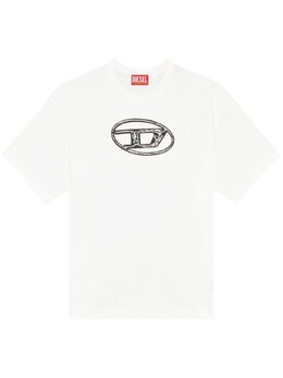Diesel: Белая футболка 