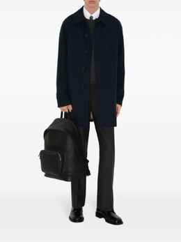 Burberry: Синий плащ 