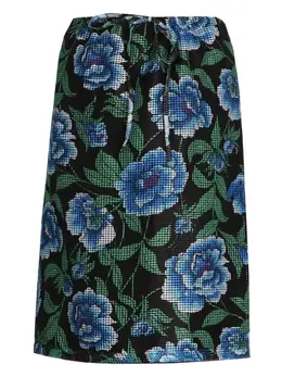 Kenzo: Юбка с принтом 