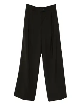 Sportmax: Чёрные брюки 