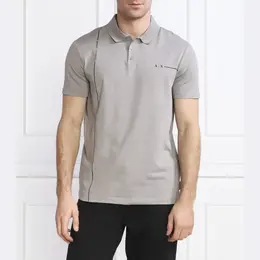 Armani Exchange: Серая рубашка 