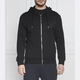 Armani Exchange: Чёрная толстовка 