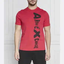 Armani Exchange: Красная футболка 