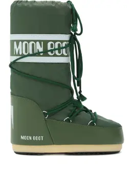Moon Boot: Зелёные ботинки 