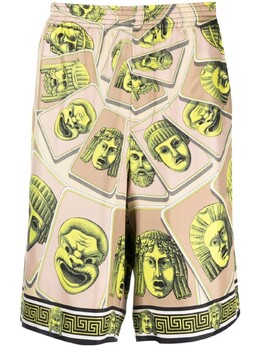 Versace: Шёлковые шорты 