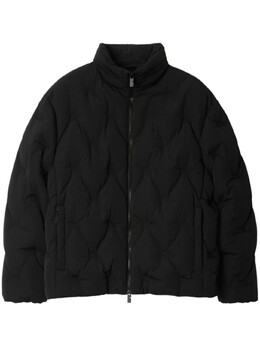 Burberry: Чёрная куртка 