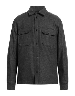 Woolrich: Серый пуховик 
