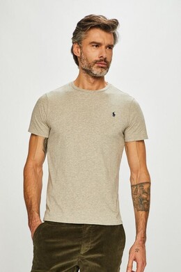 Polo Ralph Lauren: Серая футболка 