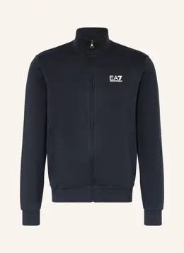 EA7 Emporio Armani: Синяя толстовка 
