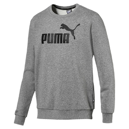 PUMA: Серая толстовка  Ess
