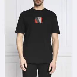 BOSS: Чёрная футболка 