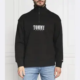 Tommy Hilfiger: Чёрная толстовка 
