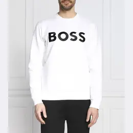 BOSS: Белая толстовка 
