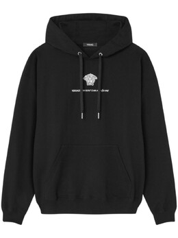 Versace: Толстовка  Medusa с капюшоном
