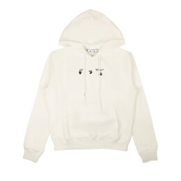Off-White: Белая толстовка  Marker