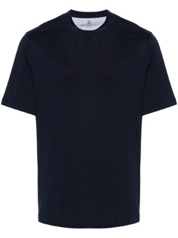 Brunello Cucinelli: Синяя футболка 