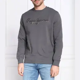 Pepe Jeans London: Серая толстовка 