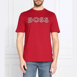 BOSS: Красная футболка 