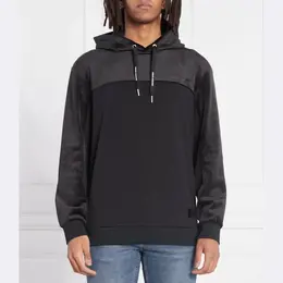 Armani Exchange: Чёрная толстовка 