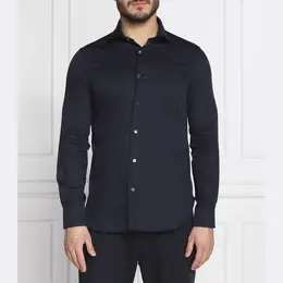 Emporio Armani: Синяя рубашка 