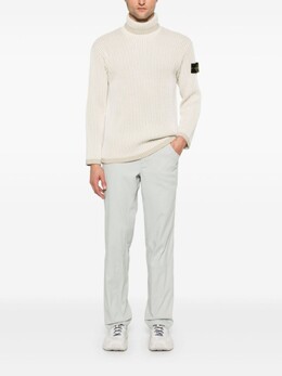 Stone Island: Серый свитер 