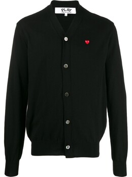 Comme Des Garçons Play: Кардиган  Heart с v-образным вырезом