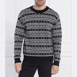 Kenzo: Жаккардовый свитер 