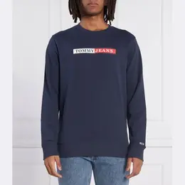 Tommy Hilfiger: Синяя толстовка  Essential