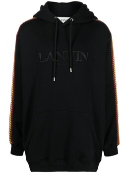 Lanvin: Чёрная толстовка  Curb